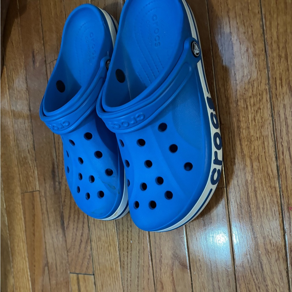 Beautiful limited edition blue crocs
